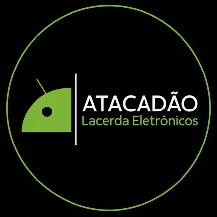 Logo antigo de um atacado de eletrônicos
