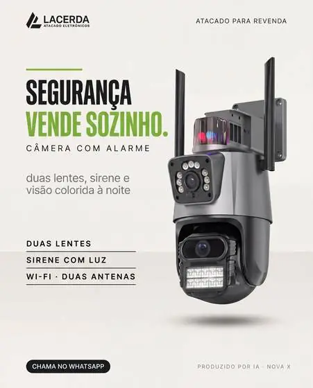 Criativo de câmera de segurança para atacado de eletrônicos