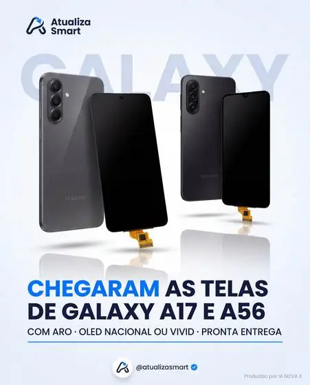 Criativo de telas de celular para distribuidora de peças