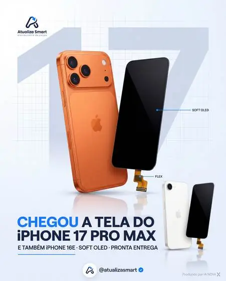Criativo de tela de celular para distribuidora de peças