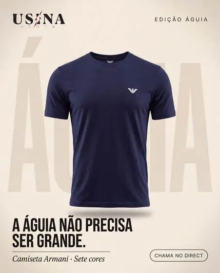 Criativo de camiseta para loja de streetwear premium
